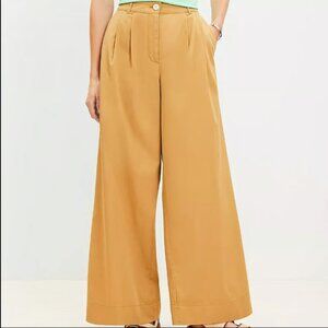 Ann Taylor Tan Wide Leg Pants